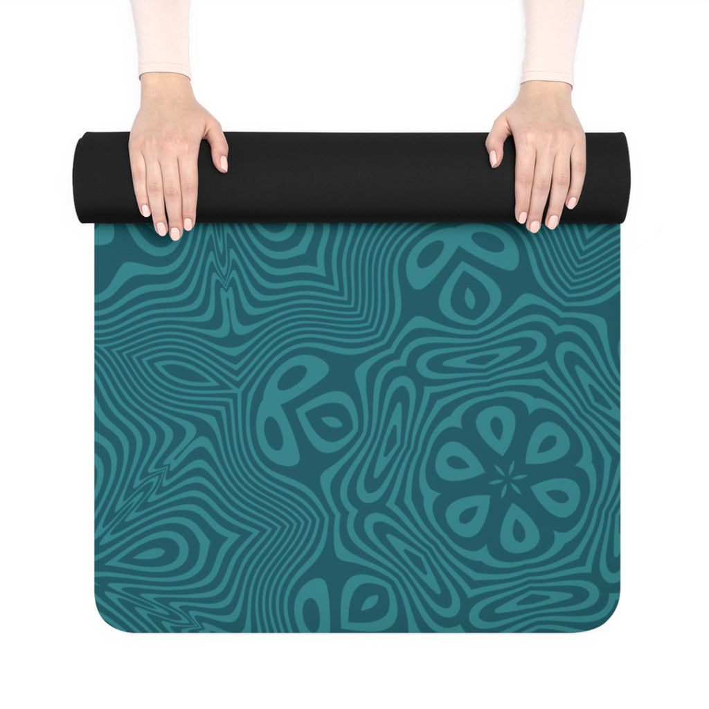 Chrysalis Frequency | Yoga Mat (Teal)