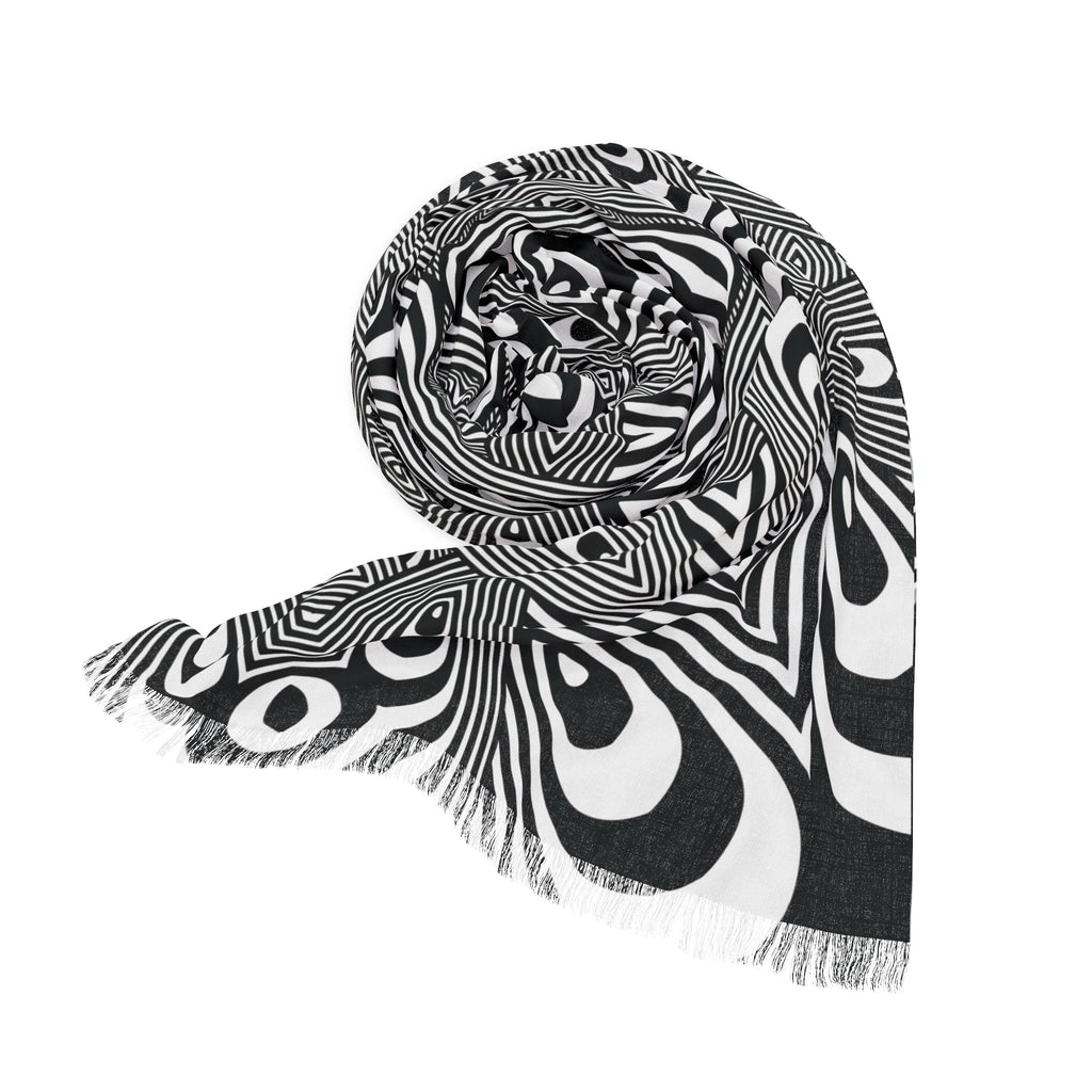 Mirage | Scarf — Black/White