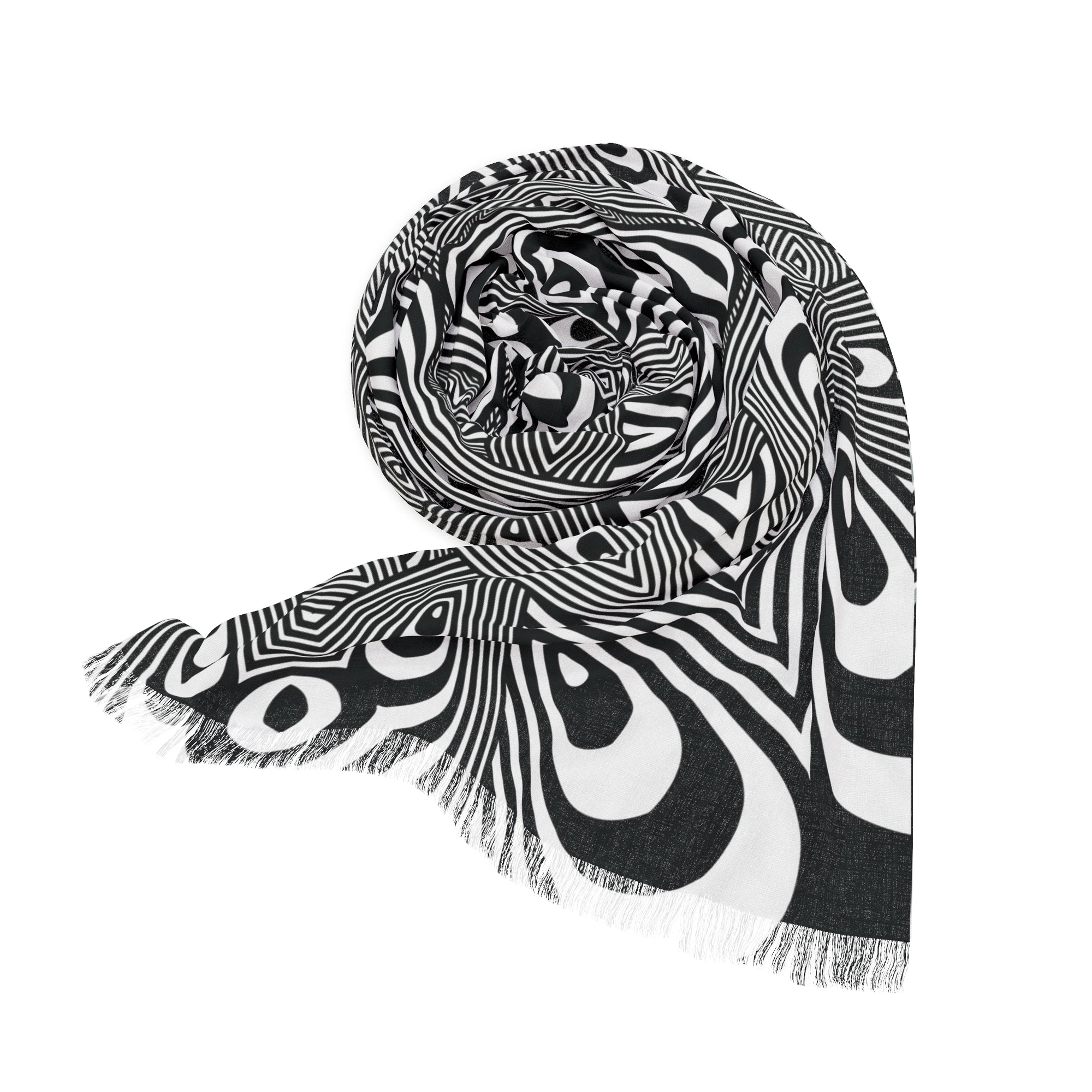 Mirage | Scarf — Black/White