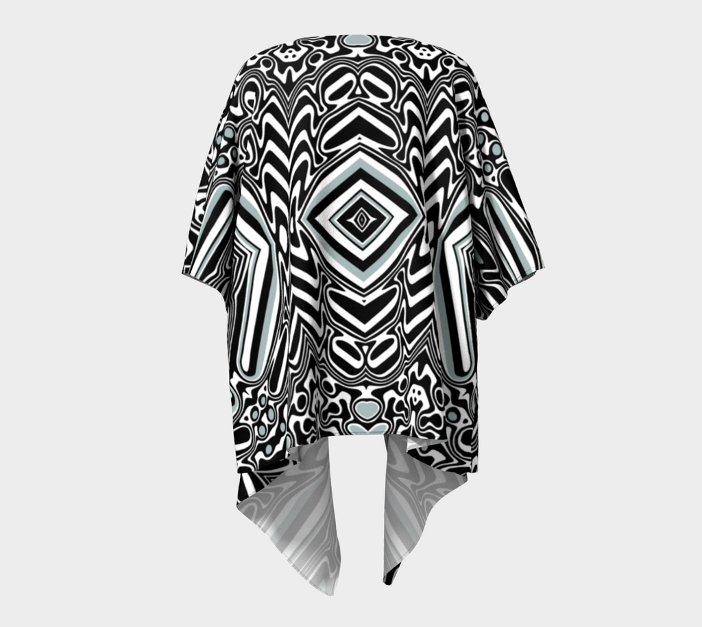 Butterfly Vision| Draped Kimono