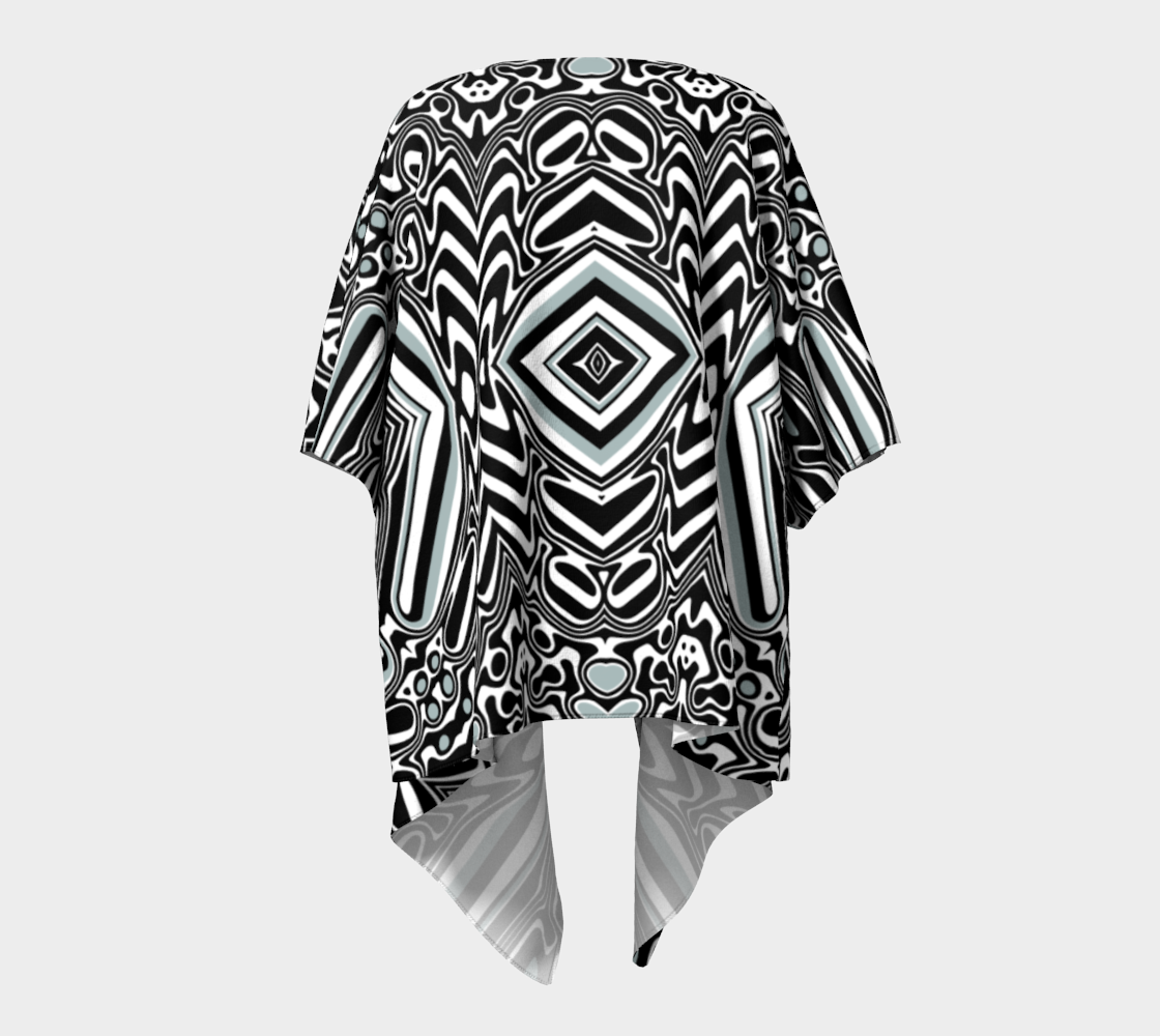 Butterfly Vision| Draped Kimono
