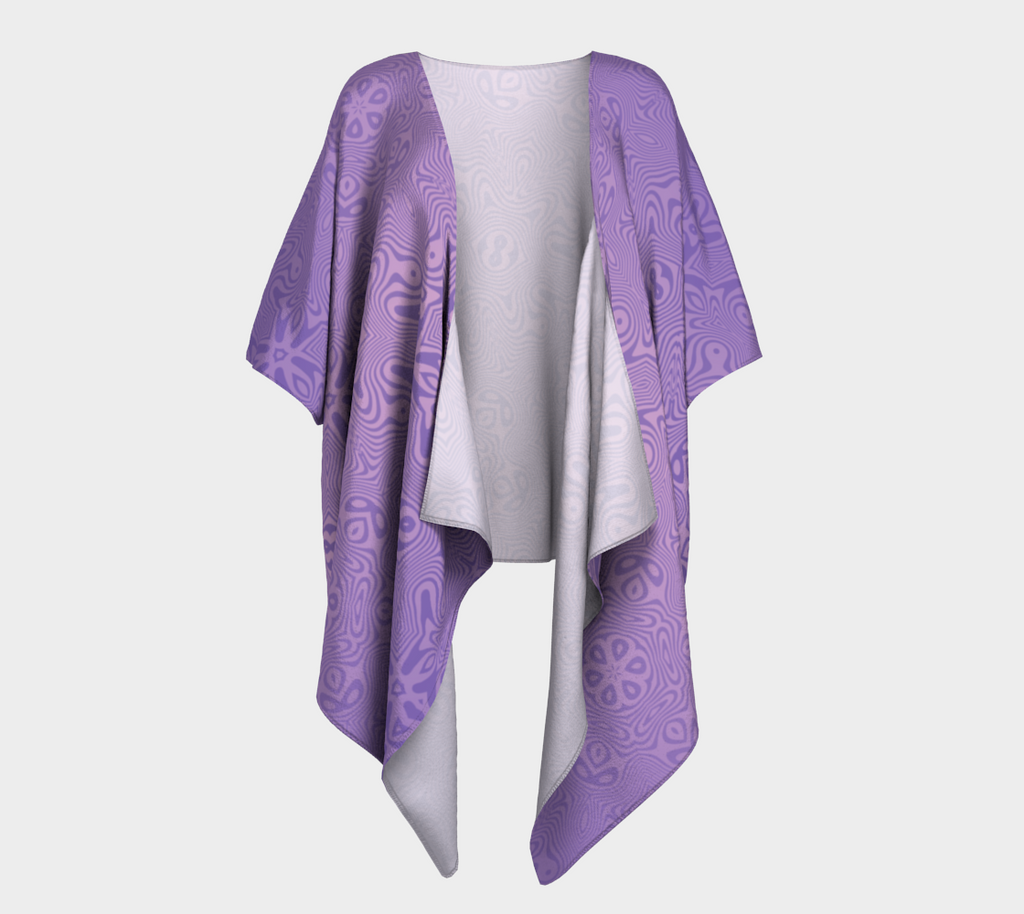 Chrysalis | Draped Kimono — Lavender