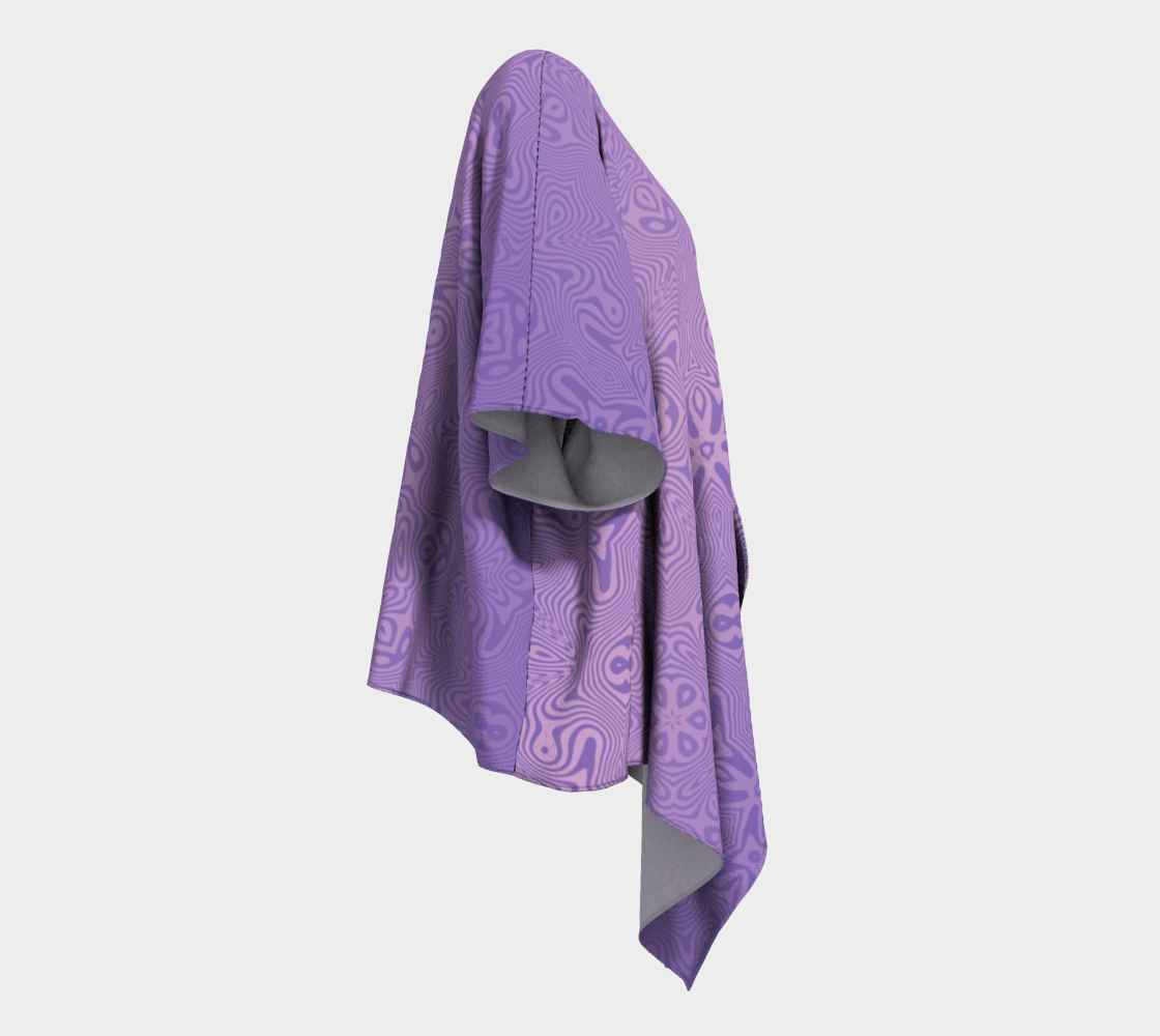 Chrysalis | Draped Kimono — Lavender
