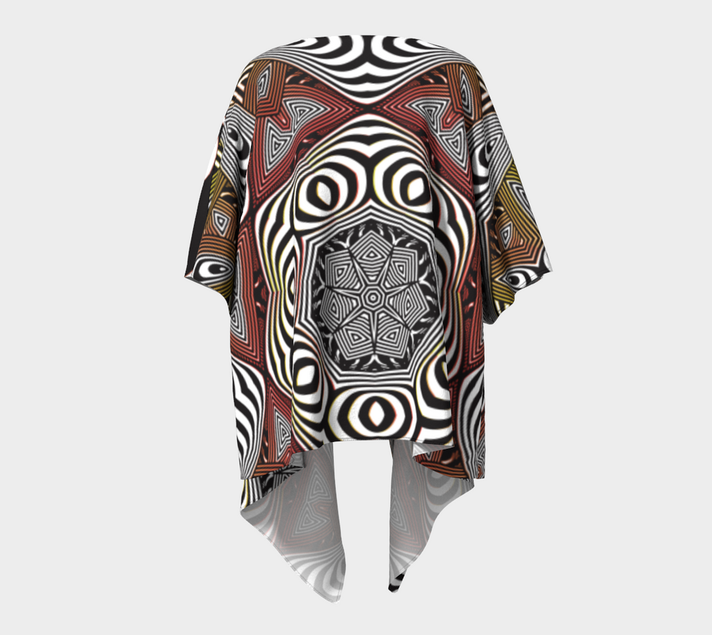 Cosmic Sunrise | Draped Kimono