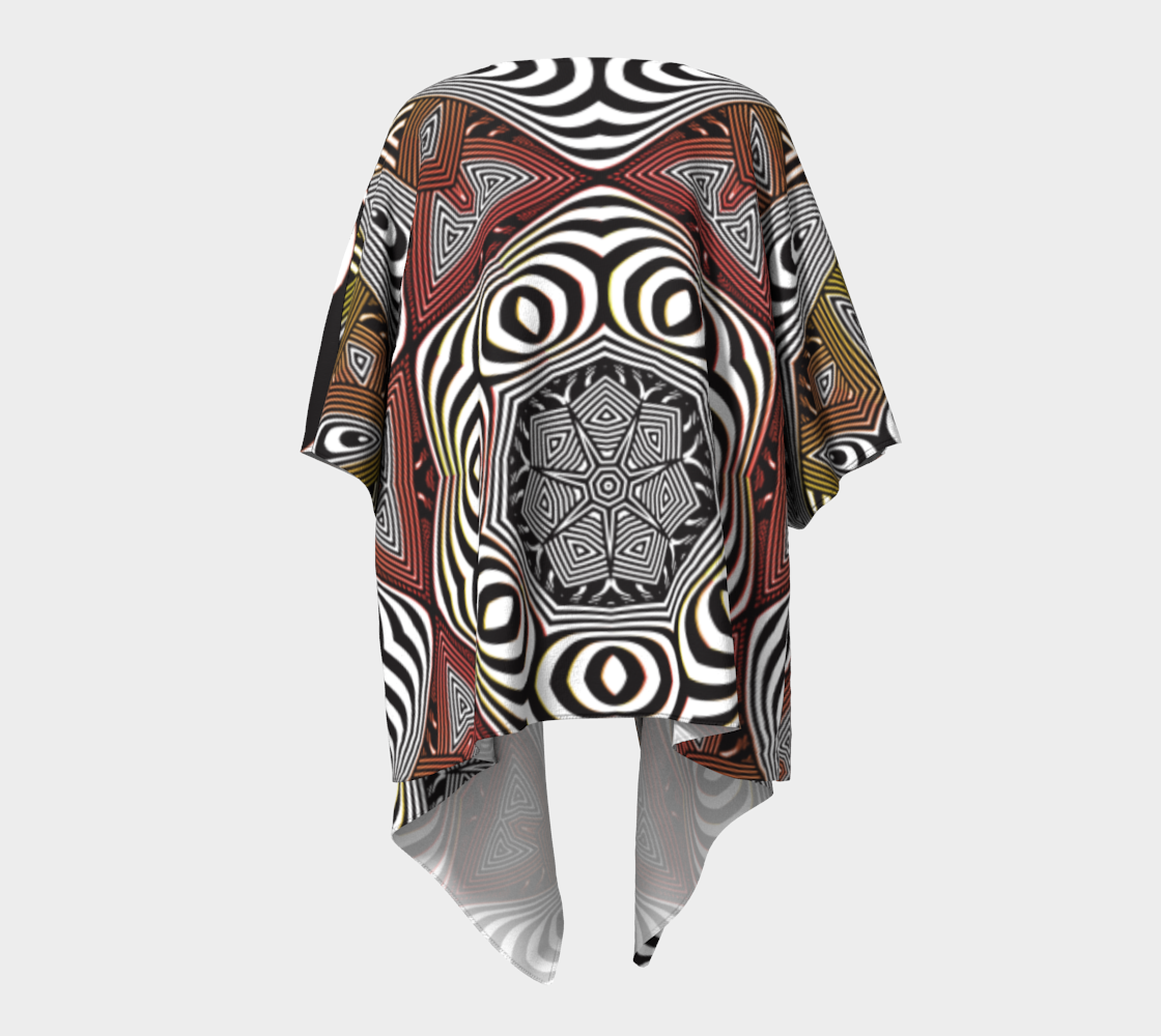 Cosmic Sunrise | Draped Kimono