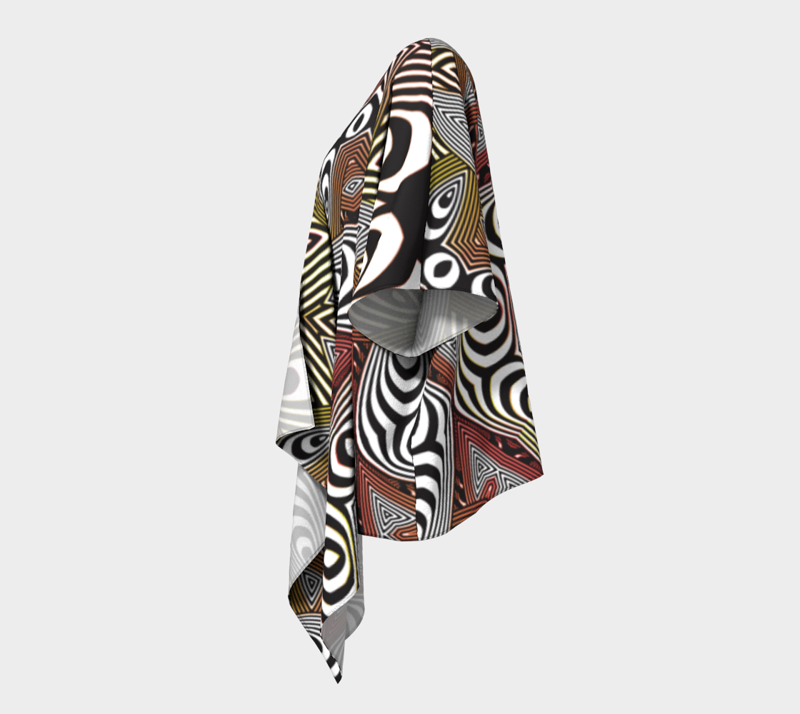 Cosmic Sunrise | Draped Kimono