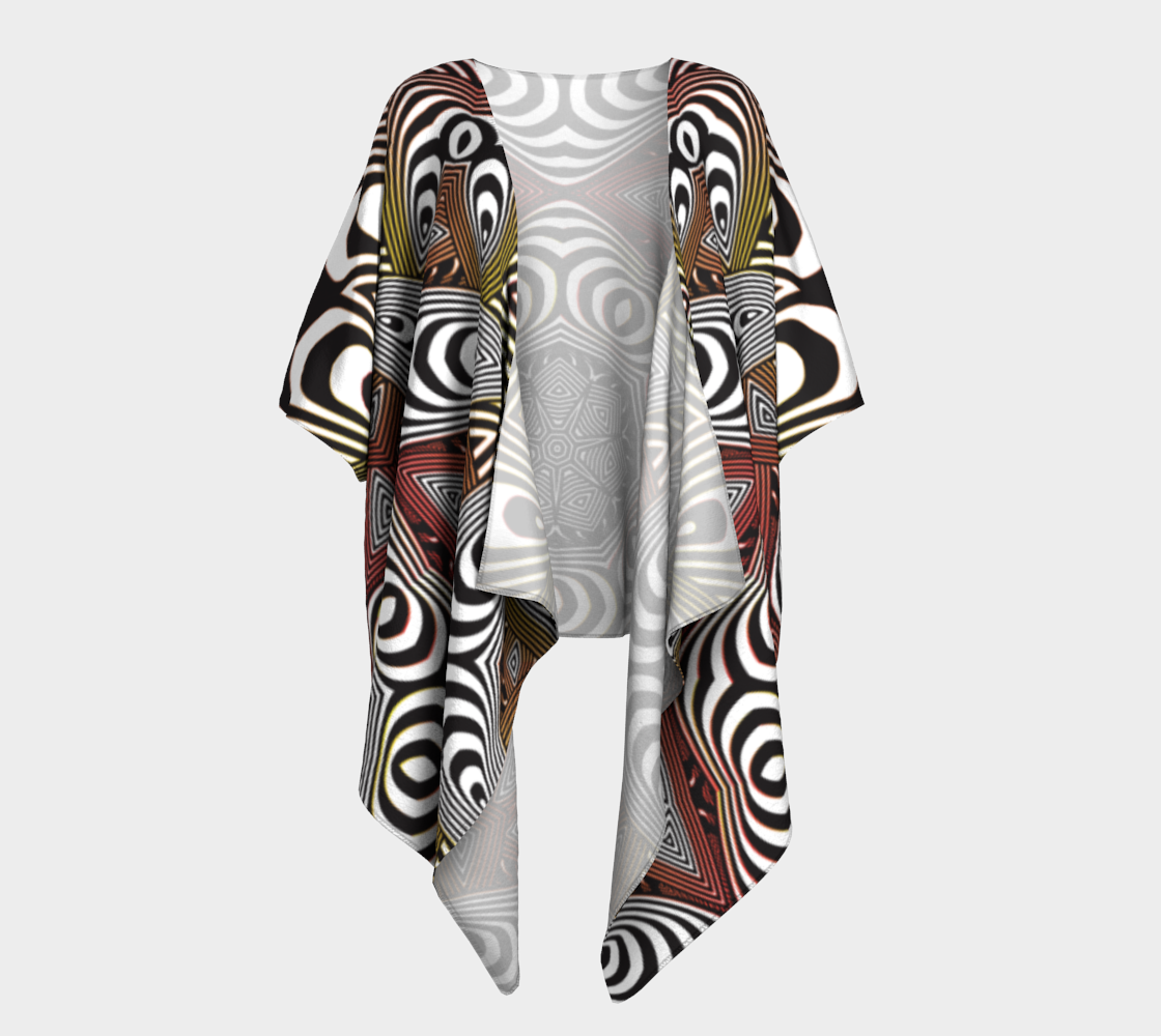 Cosmic Sunrise | Draped Kimono