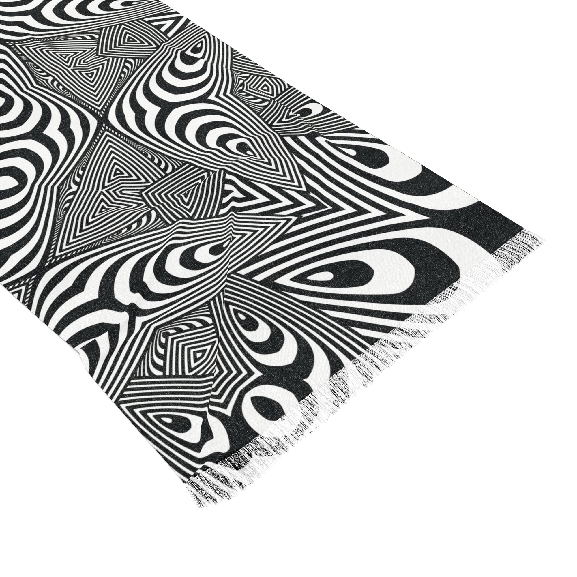 Mirage | Scarf — Black/White