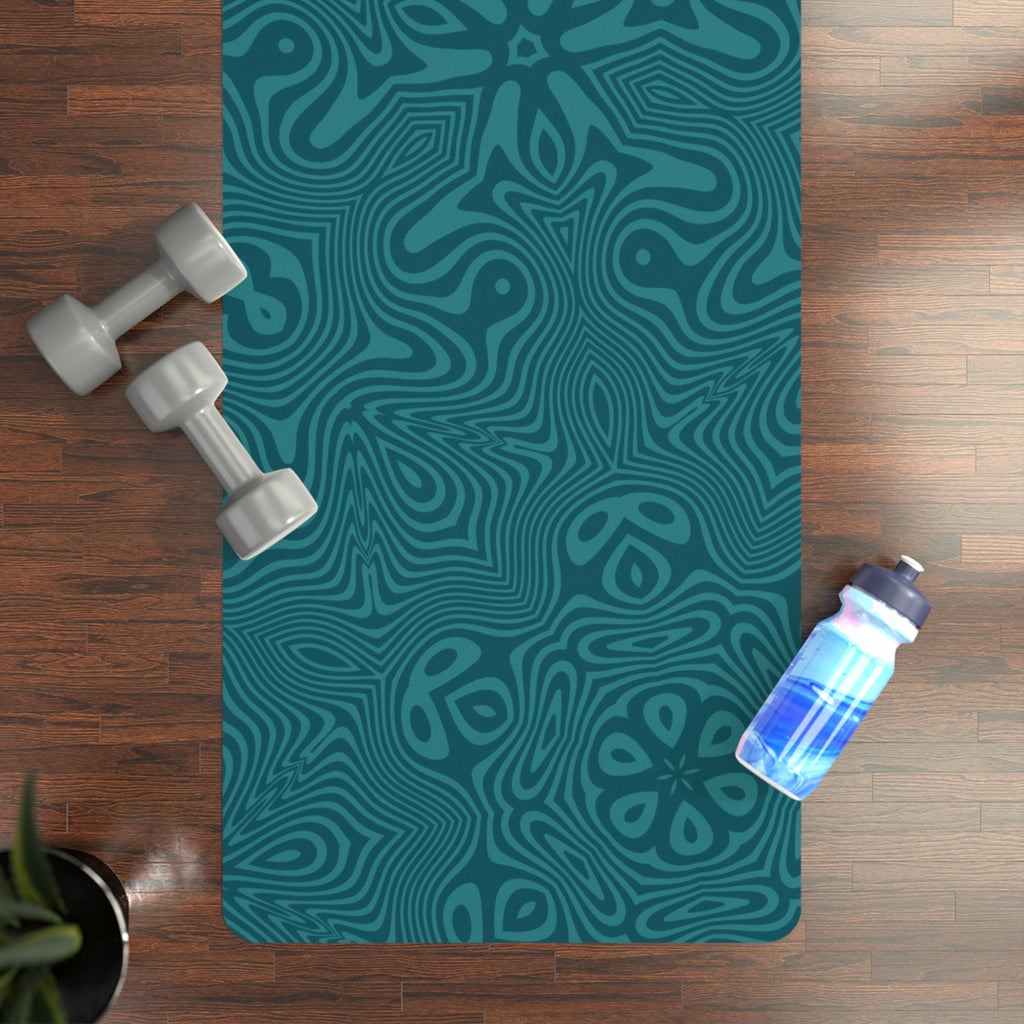 Chrysalis Frequency | Yoga Mat (Teal)