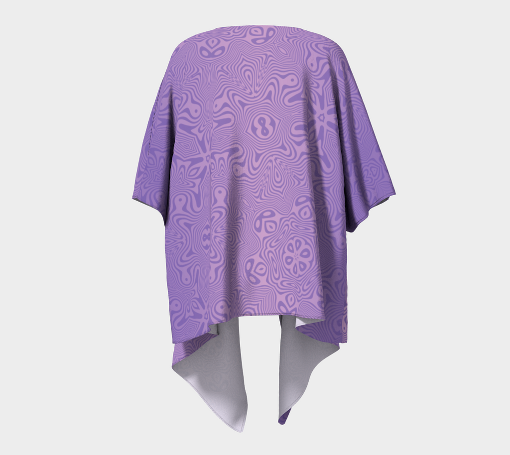 Chrysalis | Draped Kimono — Lavender
