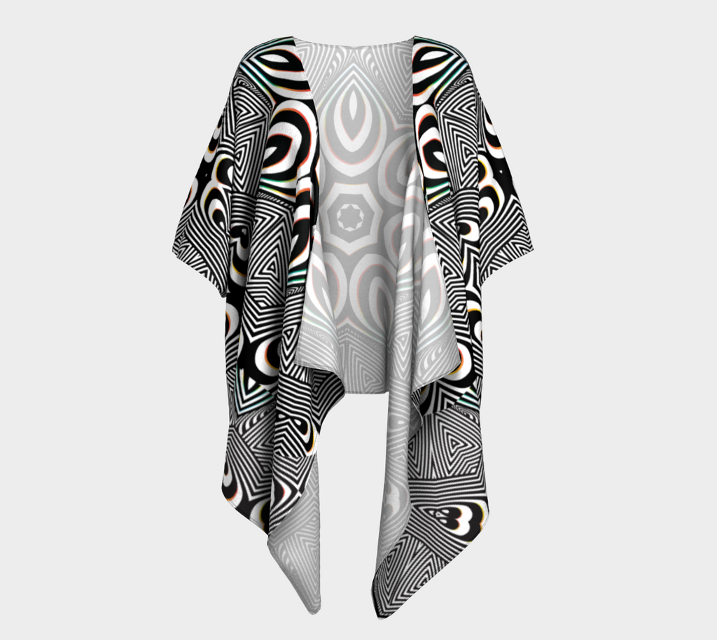 Stellar Prism | Draped Kimono